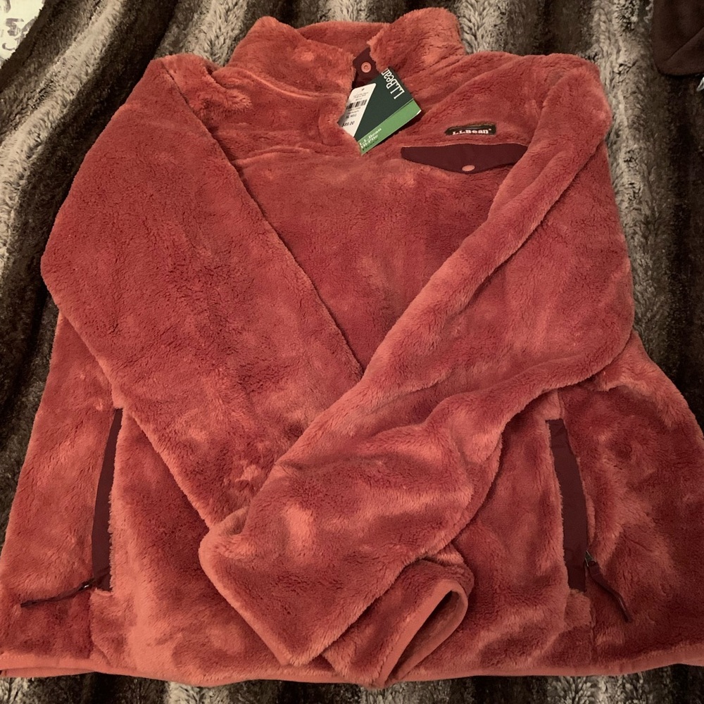 XL Never Worn LL Bean 3/4 Cozy Fleece